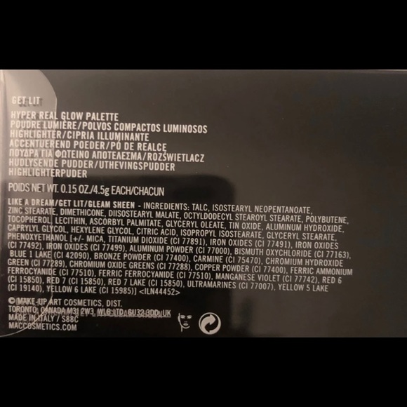 Mac Hyper Real Glow Palette - Get Lit Brand New - Picture 2 of 6